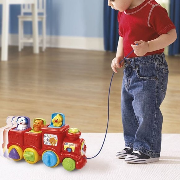 Roll & Surprise Animal Train - Picture 3 of 3